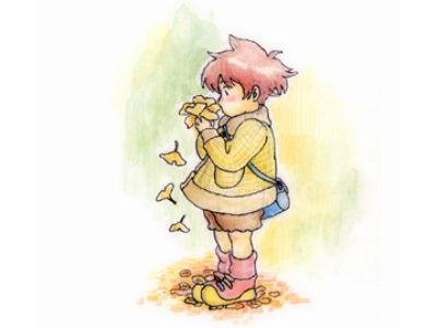 ちゅーピー子ども新聞に生徒イラストが掲載されました