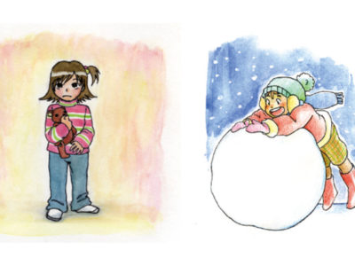 ちゅーピー子ども新聞に生徒イラストが掲載されました