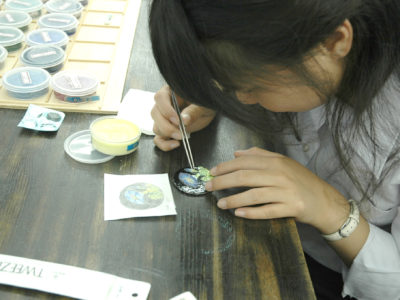 七宝焼講座を実施しました
