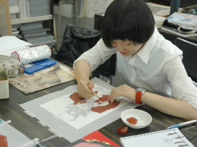 夏期版画講座を実施しました