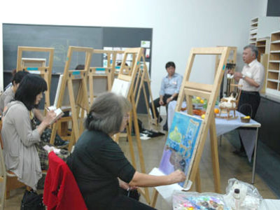 基町高校 公開講座（美術）「初めての油絵」