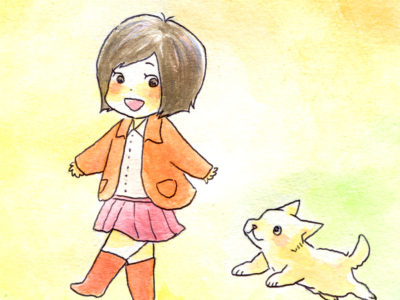 ちゅーピー子ども新聞に生徒イラストが掲載されました