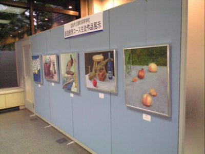 市民ロビーにて生徒作品を展示します