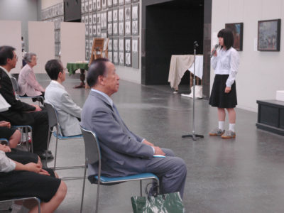 原爆の絵完成披露会が行われました