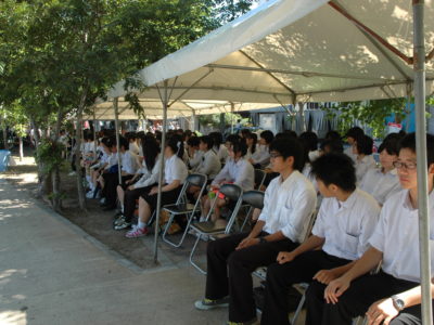 旧制広島市立中学校慰霊祭に参列しました