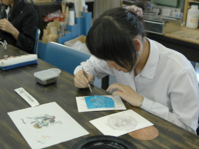 七宝焼講座を実施しました