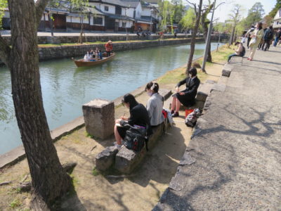 創造表現コース二年次美術研修（1日目：大原美術館見学・倉敷美観地区スケッチ）