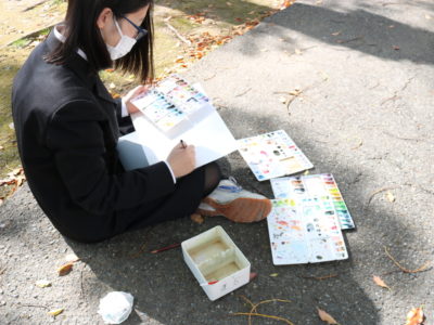 創造表現コース授業レポート「３年 日本画」