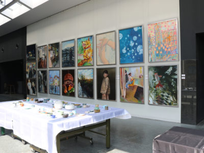 美術部文化祭展示を行いました