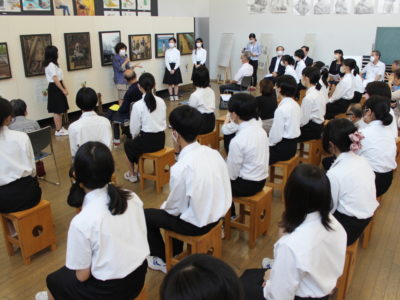 原爆の絵完成披露会を行いました