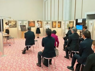 第10回平和首長会議総会における「次世代と描く原爆の絵」展示会